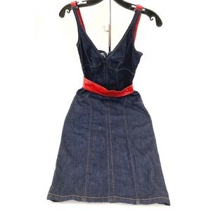 Dolce & Gabanna Denim Pencil Dress NWT Size 36